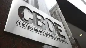 去年12月电子外汇平台Cboe FX日均交易336亿美元
