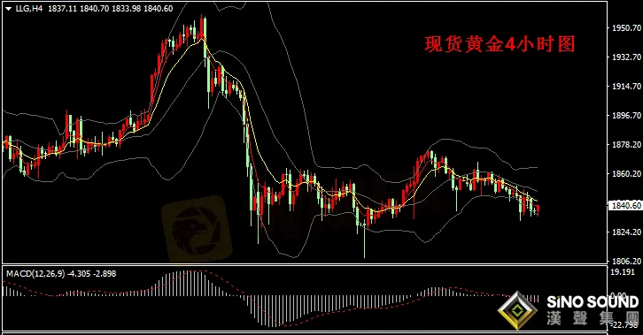 漢聲張新才:[1月28日晚評]現貨黃金短線延續弱勢,關注1830關口支撐力度