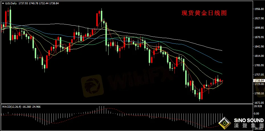 漢聲張新才:[3月22日早評]金價周線獲得二連漲，但上漲阻力仍然較大