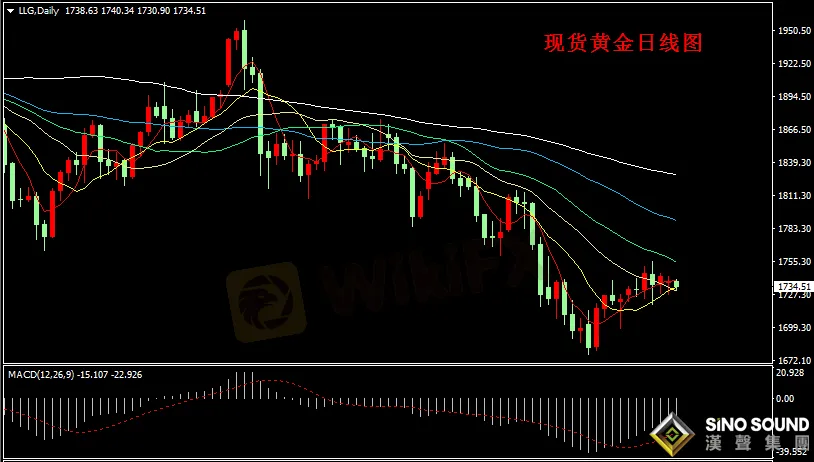 漢聲張新才:[3月23日早評]昨晚金價振蕩回升，同時受阻1740關口