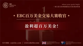 EBC百万美金交易大赛收官，盈利超百万美金