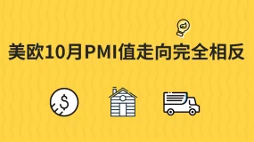 AIMS中国区平台 | 美欧10月PMI值走向完全相反
