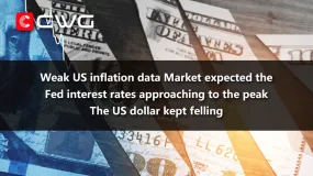 Weak US inflation data Market expected the Fed interest rates approaching to the peak The US dollar kept felling