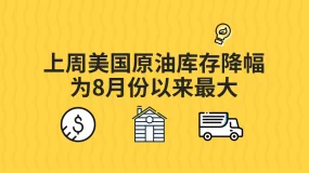 Aims中国区平台&多特蒙德 | 上周美国原油库存降幅为8月份以来最大