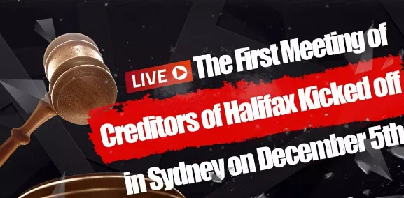 The Meeting of Creditors of Halifax Held in Sydney on Dec. 5th