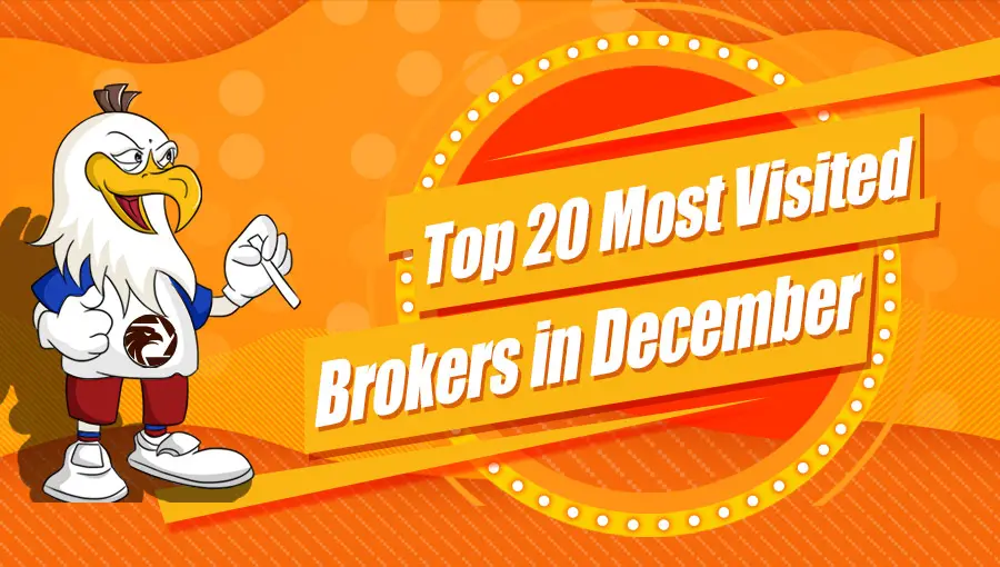 Chart: Top 20 Most Visited Brokers in December 2018