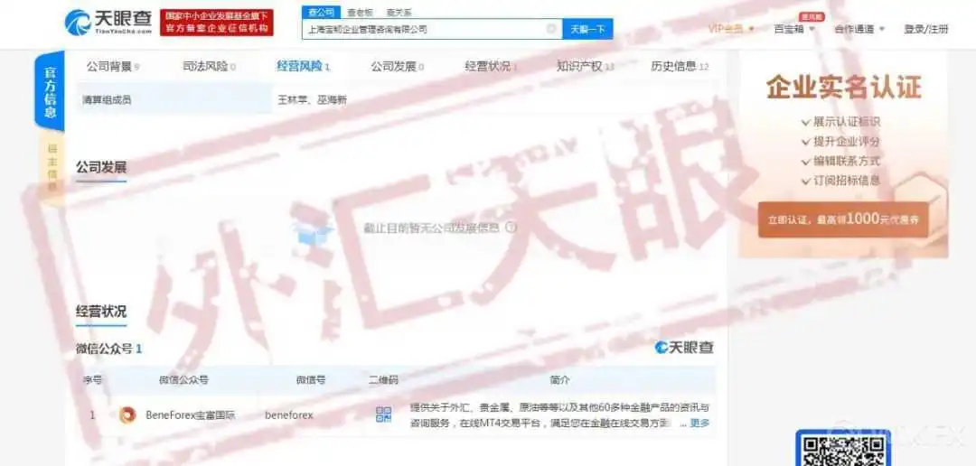 <b>有关Beneforex宝富国际</b>
