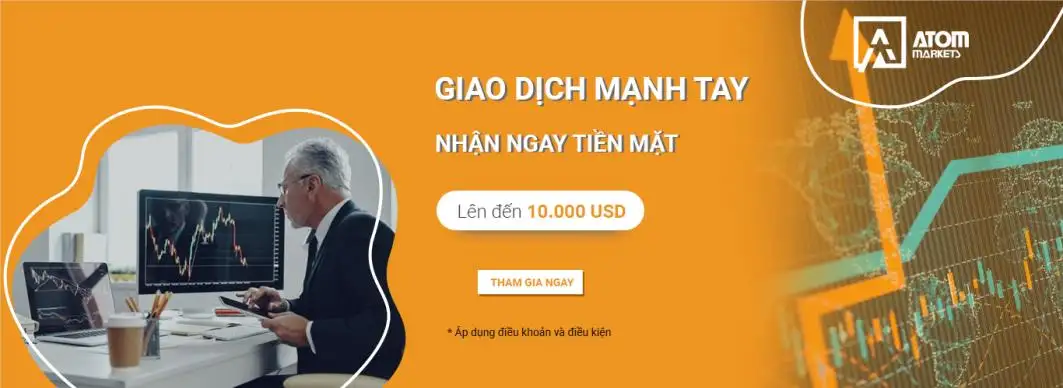 Chương trình hoàn tiền hấp dẫn lên đến $10.000 tại Atom Markets