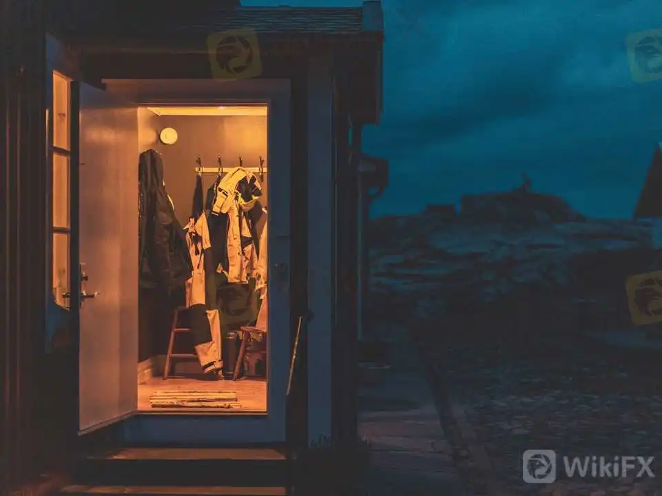 客室へのエントランス。