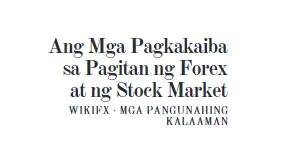 Ang Mga Pagkakaiba sa Pagitan ng Forex at ng Stock Market