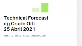 Technical Forecast ng Crude Oil : 25 Abril 2021