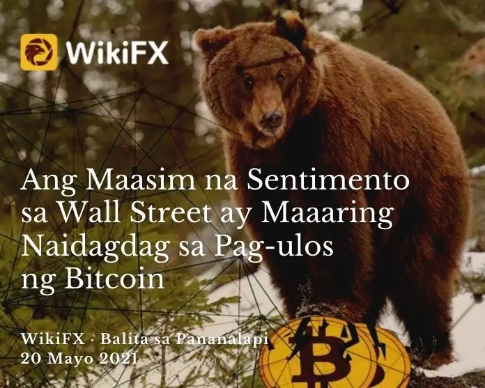 Ang Maasim na Sentimento sa Wall Street ay Maaaring Naidagdag sa Pag-ulos ng Bitcoin