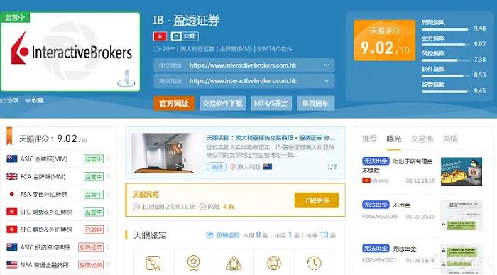 IB · 盈透證券外匯交易商怎麽樣？客服電話多少?