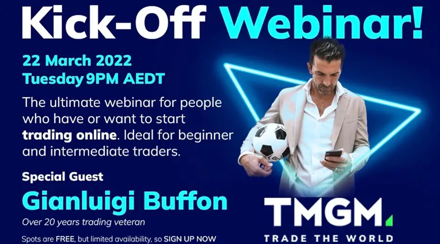 TMGM Offers Webinar with Football Legend: GIANLUIGI BUFFON