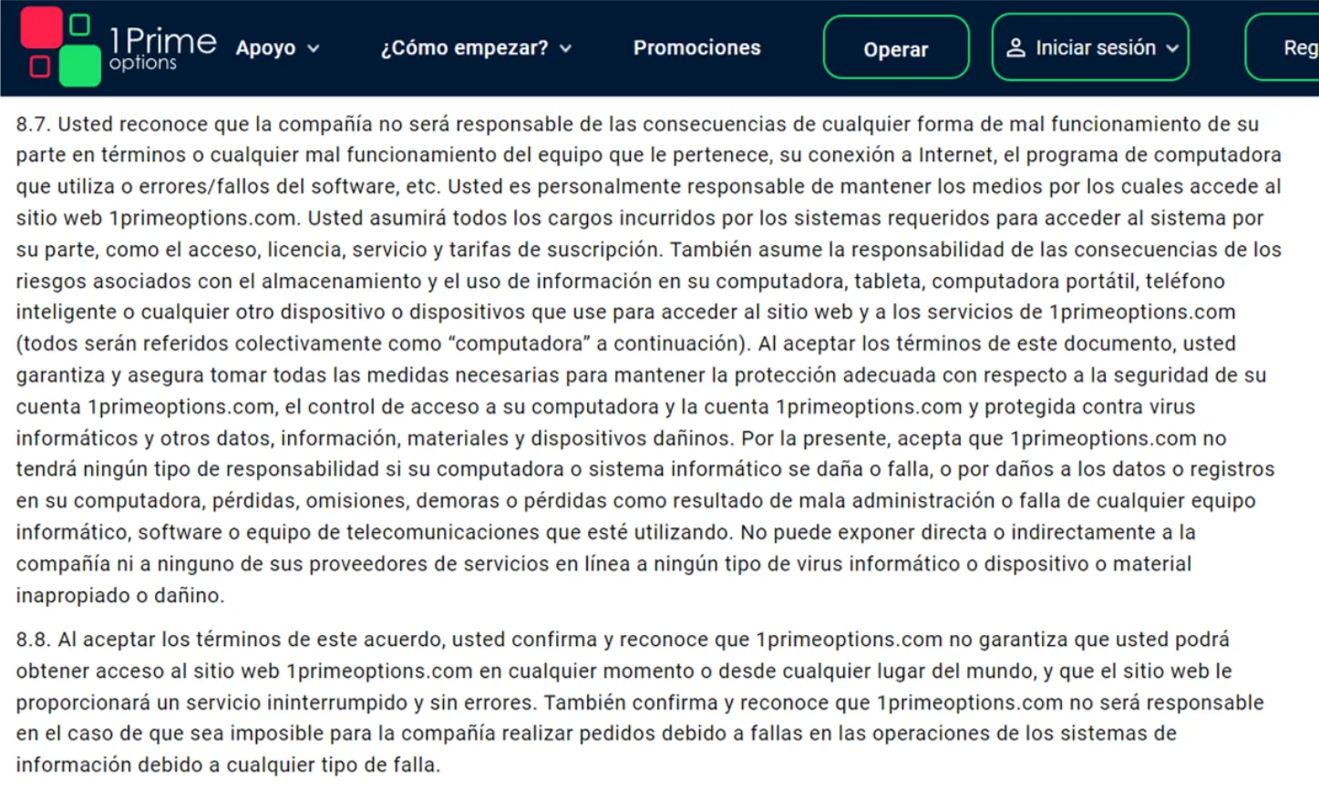 1PrimeOptions