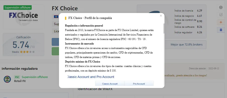 FX Choise