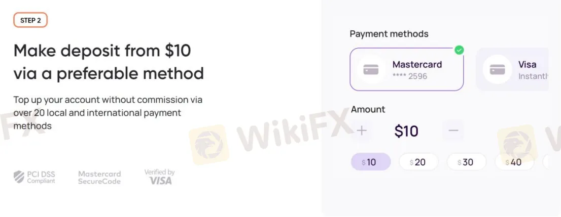 Deposit & Withdrawal