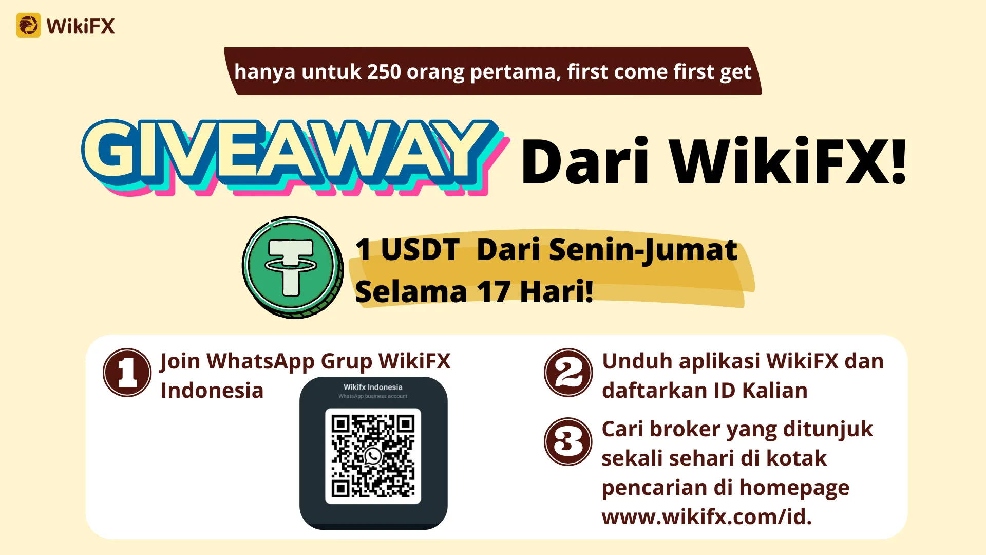 Pake WikiFX Dapat USDT Ads.png Pake WikiFX Dapat USDT Ads.png
