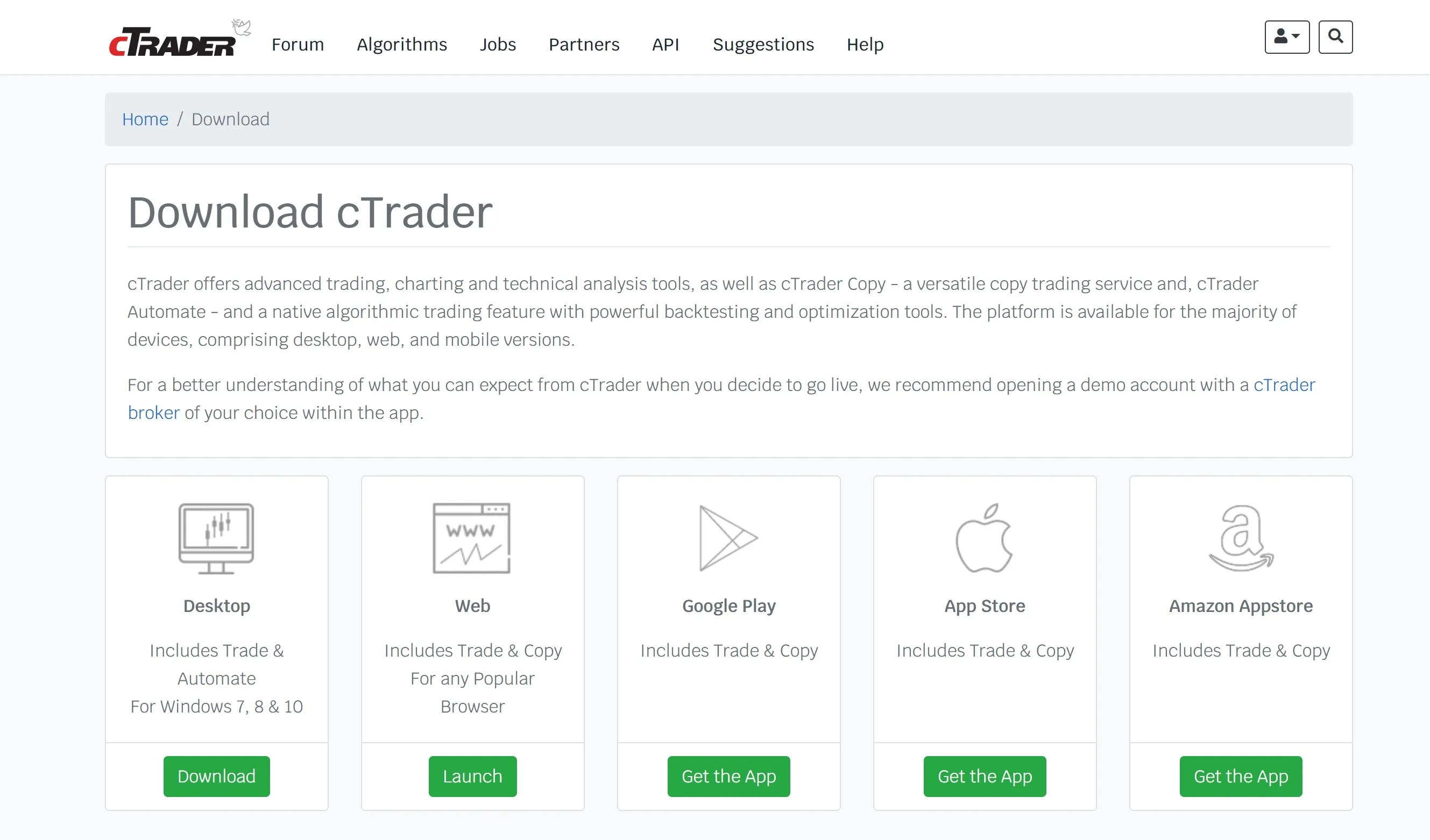 cTrader cTrader