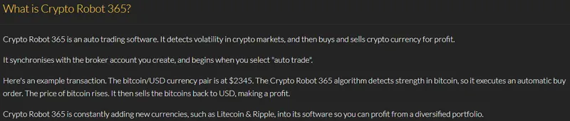 Crypto Robot 365