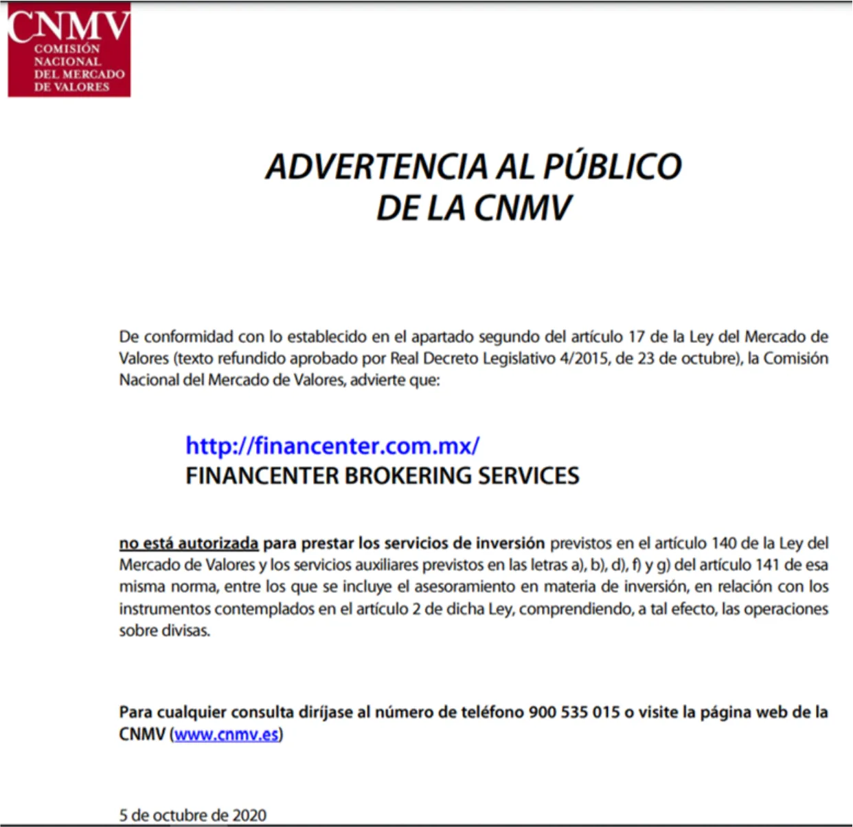 CNMV CNMV