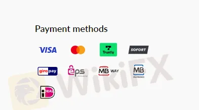 This company does not accept the follwing deposits: payment