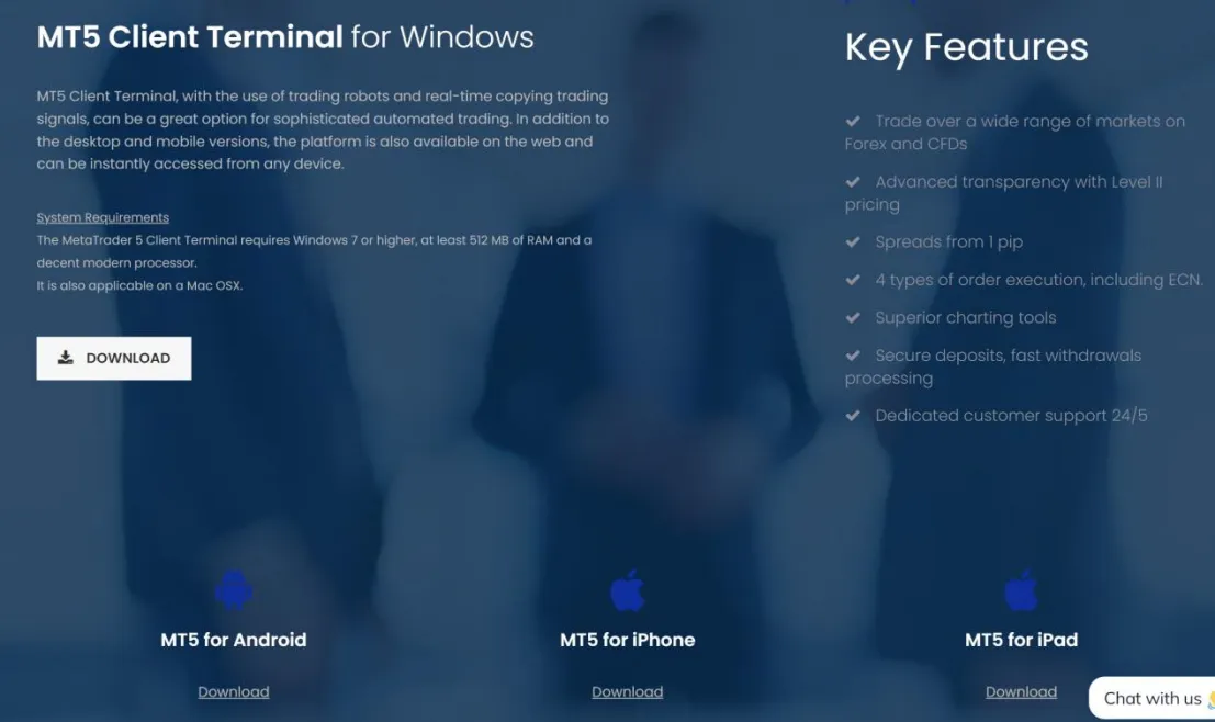Trading Platform Available