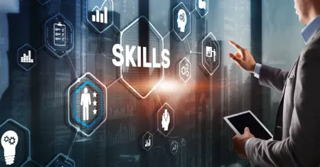man manipulating various areas of skills development.png