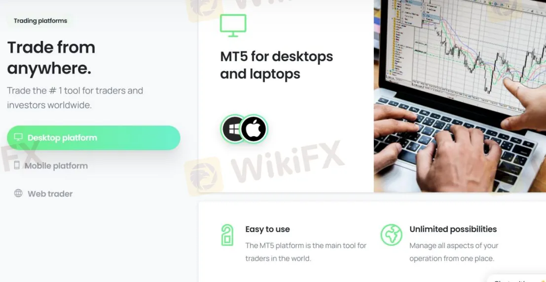 Trading Platform Available