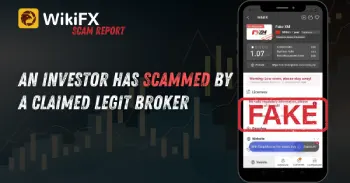WikiFX Report: An Investor Has Scammed By A Claimed Legit Broker