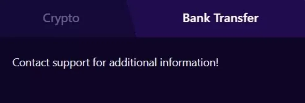Deposit & Withdrawal