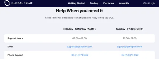 customer support