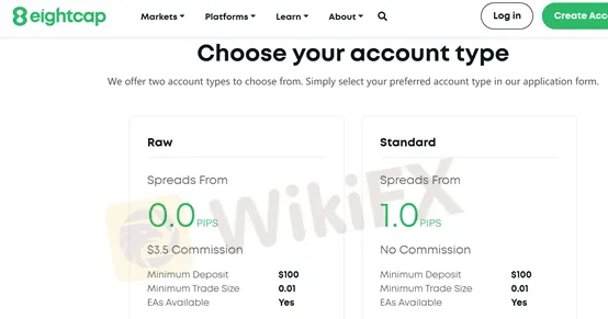 account types