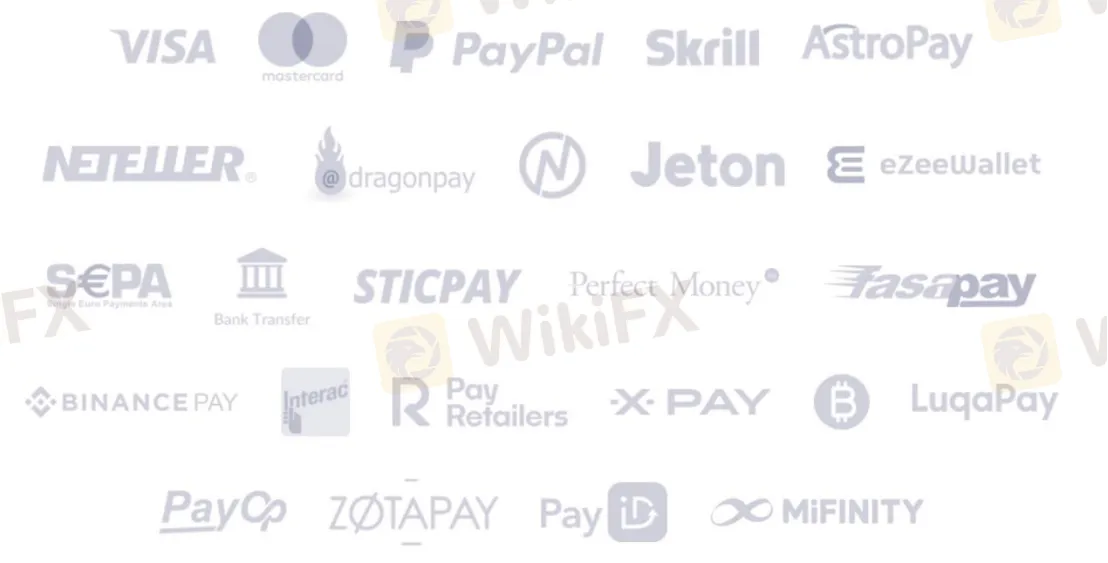 Deposit & Withdrawal logos