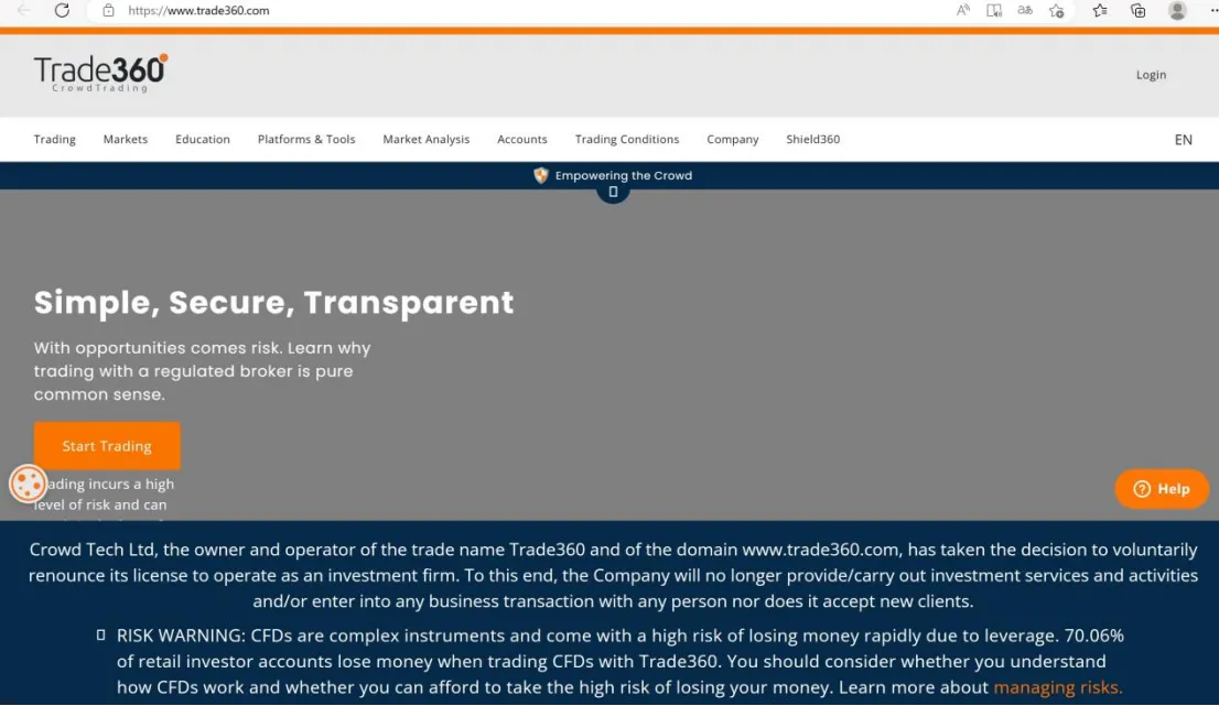 home page