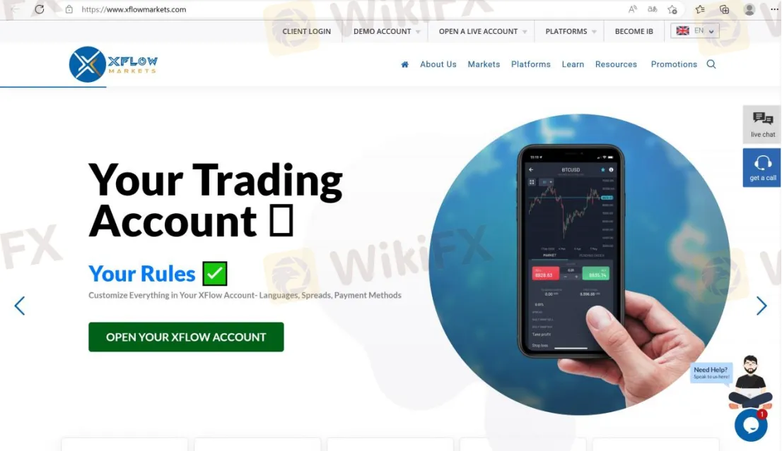 home page