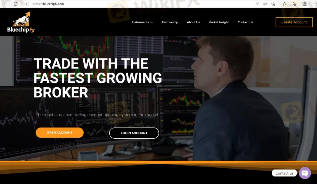 home page