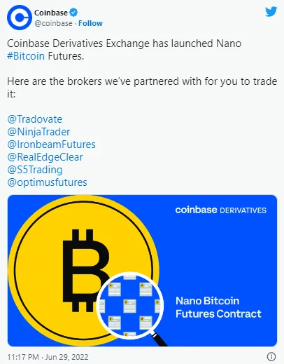Tweet Coinbase.png Tweet Coinbase.png