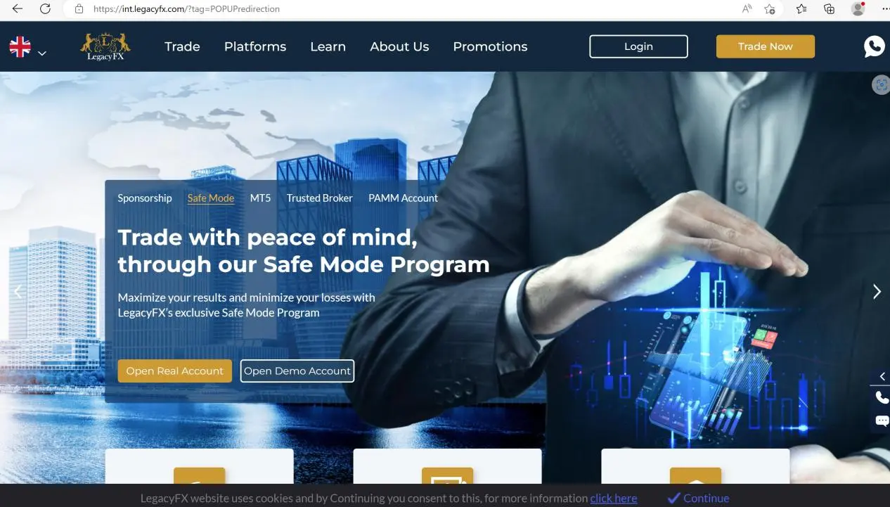 LegacyFX's website LegacyFX's website