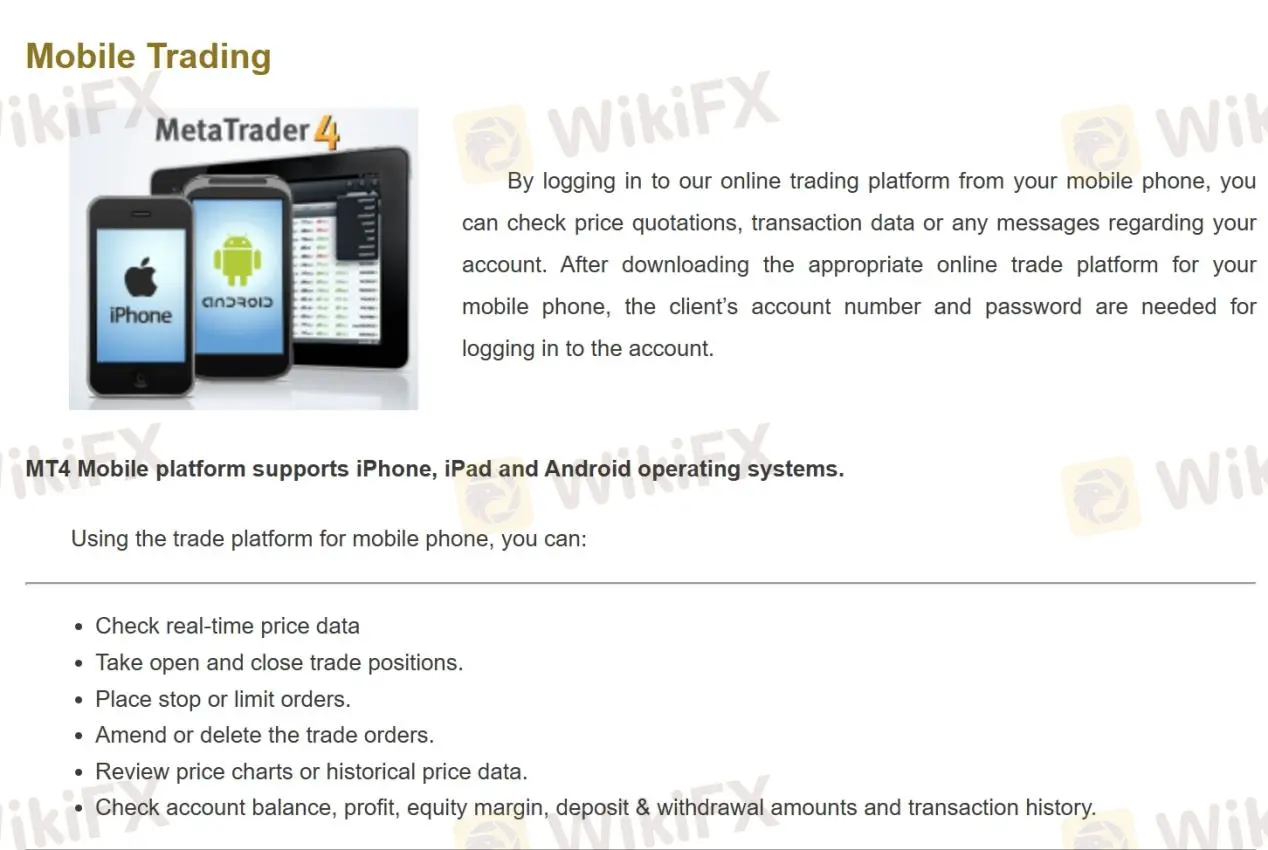 MT4 Mobile MT4 Mobile