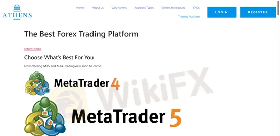 MT4 and MT5 trading platforms