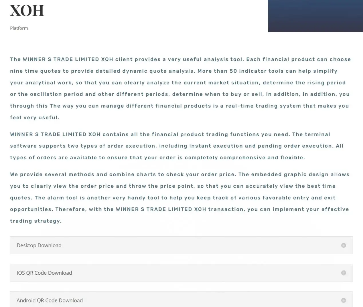 XOH details