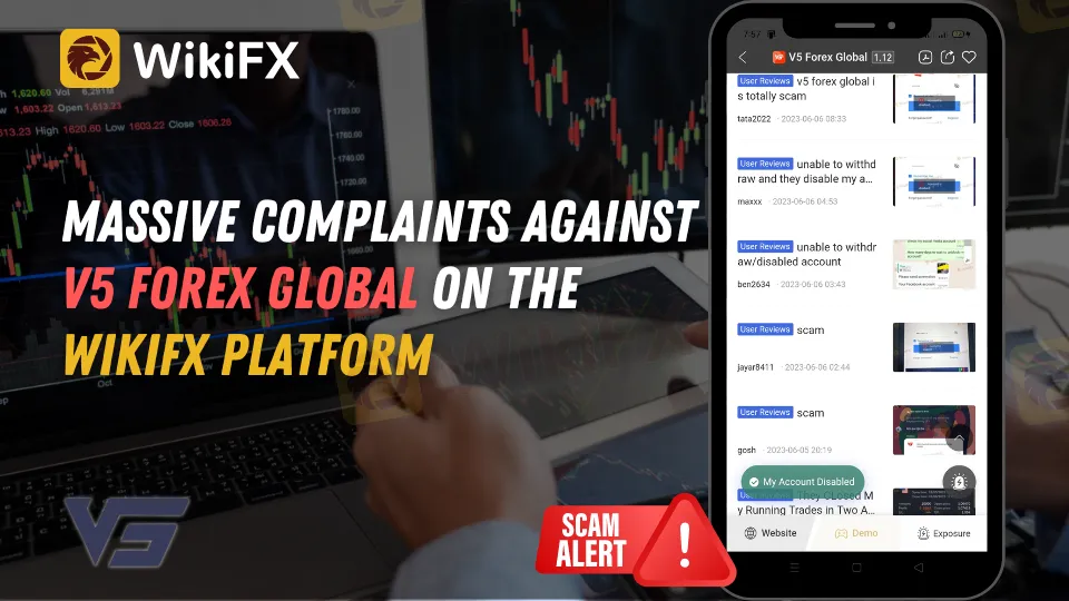 Massive Complaints Against V5 Forex Global on the WikiFX Platform (2).png