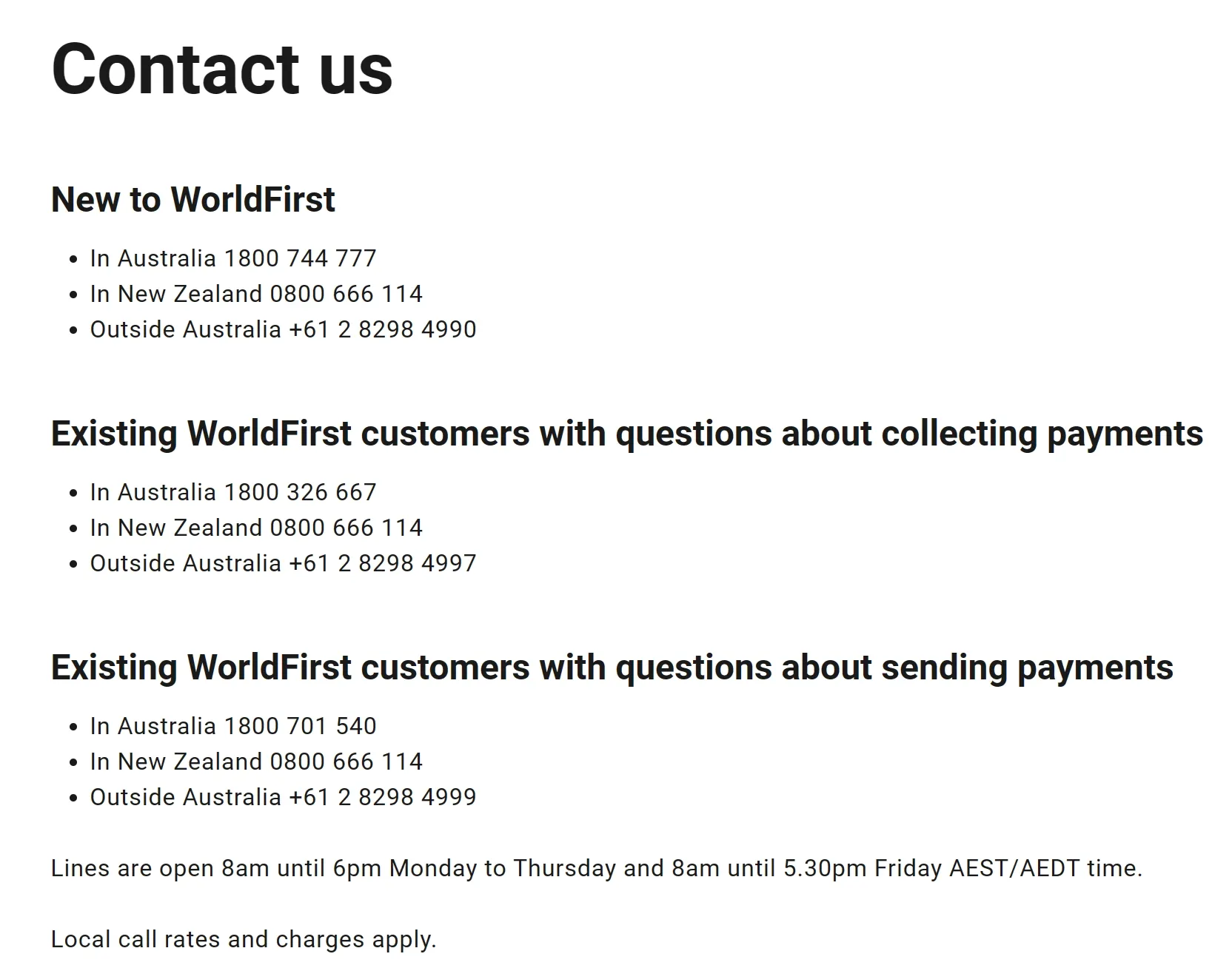 Customer Service