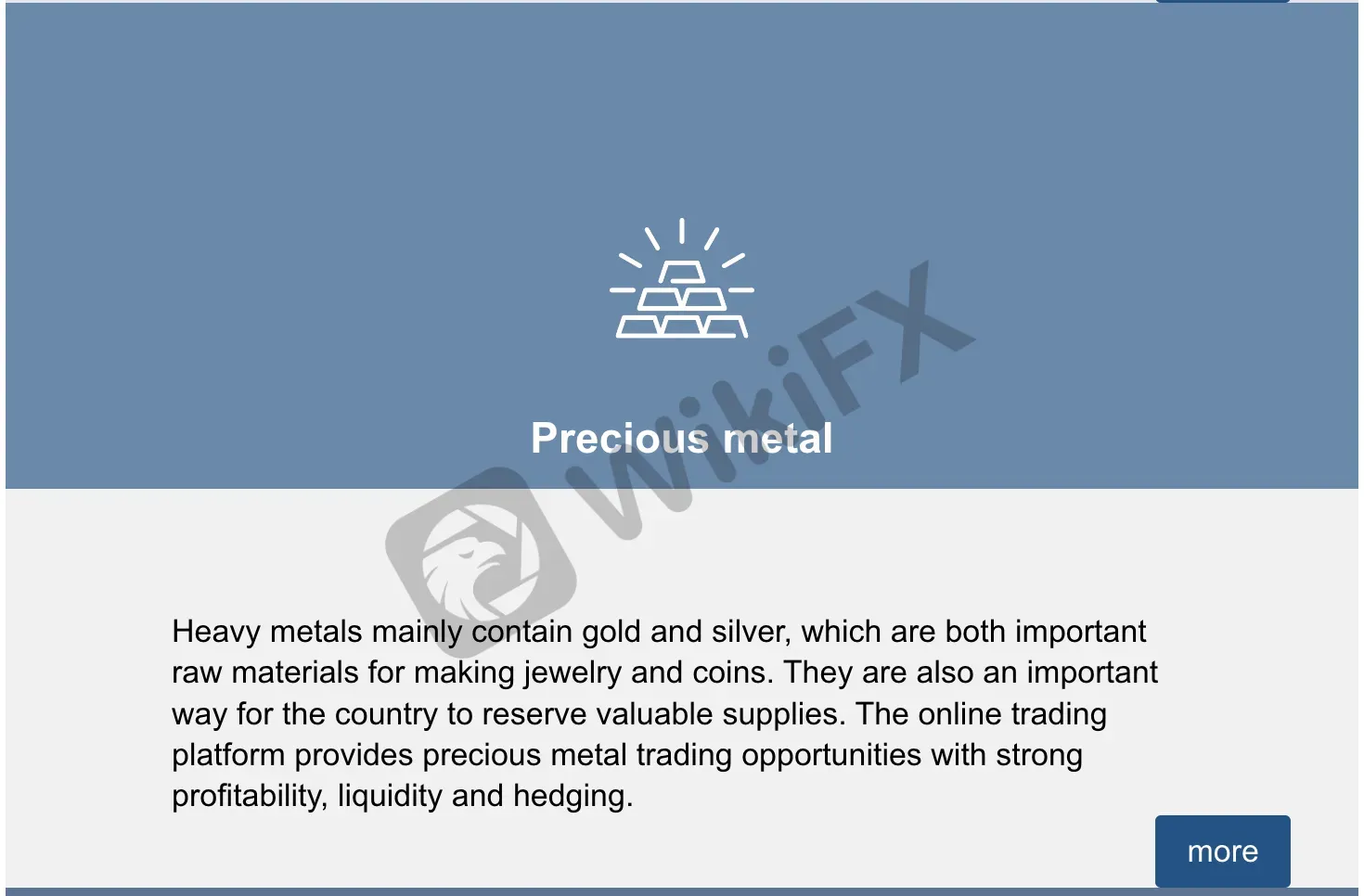 precious metals