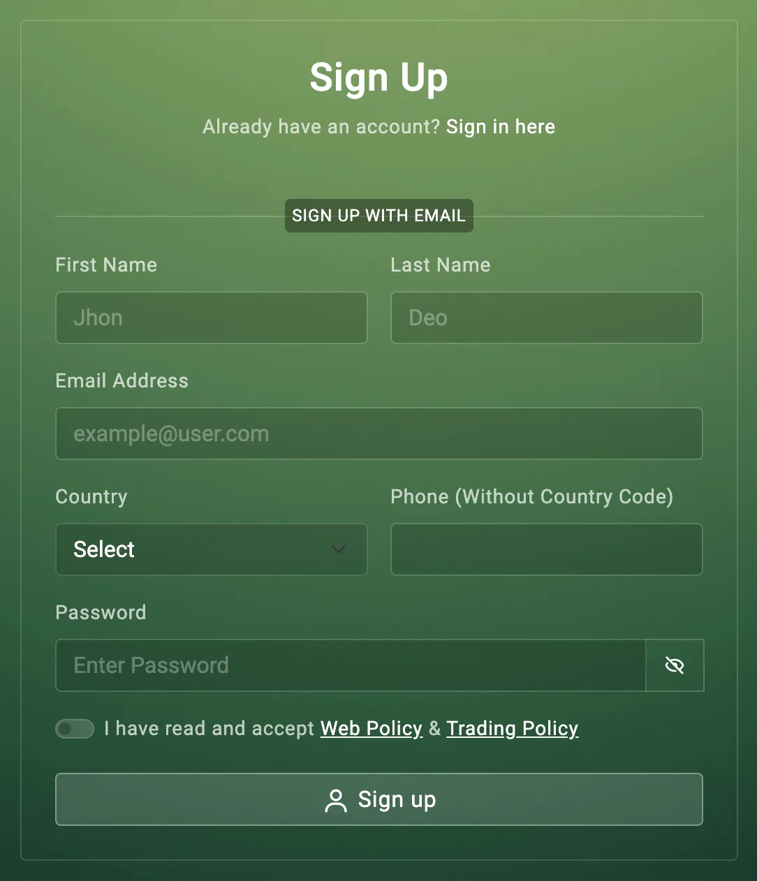 open-account