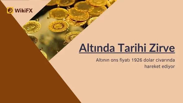 Altının ons fiyatı 1926 dolar civarında hareket ediyor.jpg Altının ons fiyatı 1926 dolar civarında hareket ediyor.jpg