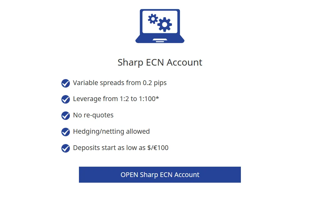 Sharp ECN Account Sharp ECN Account