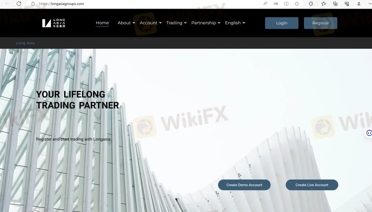 LONG ASIA GROUP’ home page LONG ASIA GROUP‘ home page
