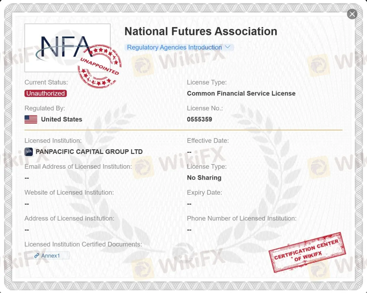 NFA license